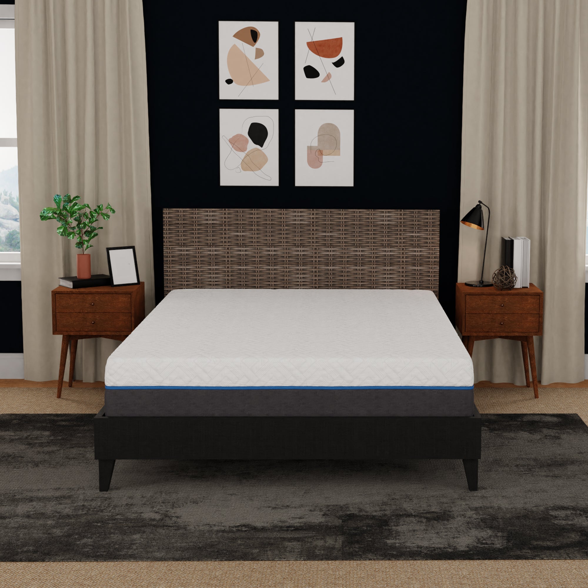 Vyro Gel Plush 12" Memory Foam Mattress – Cal King