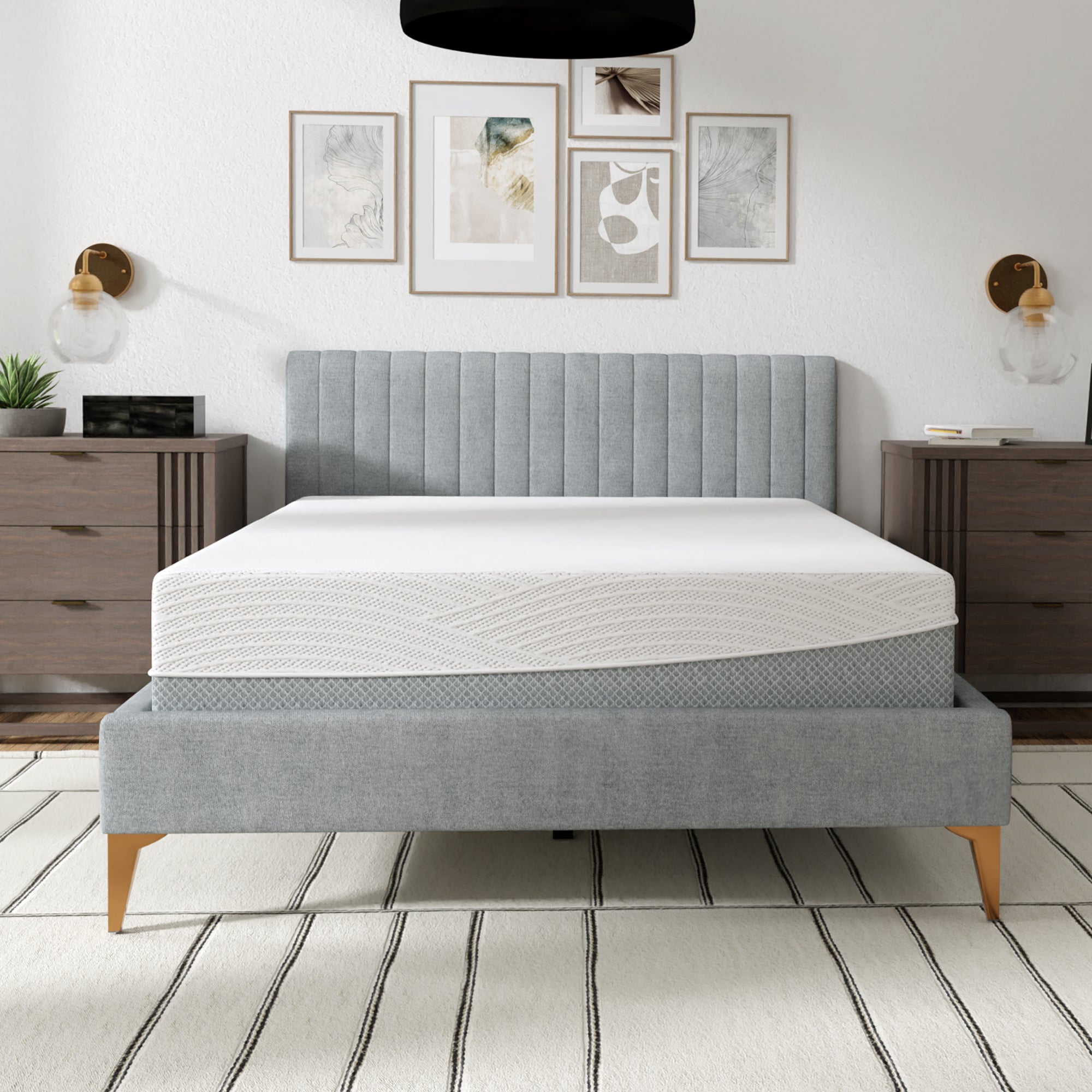 Vyro EcoCore Hybrid Deluxe 12" — Medium Plush – Cal King