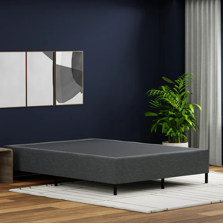 Vyro Metal Mattress Foundation with Removable Cover